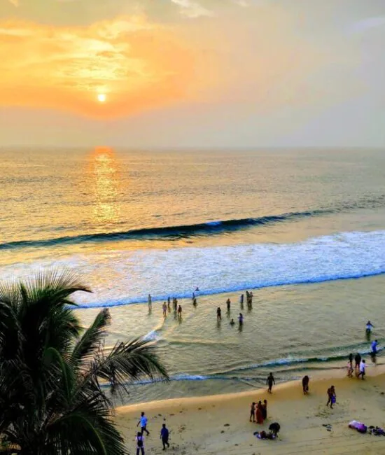 Kovalam_beach_sunset Kovalam_beach_sunset